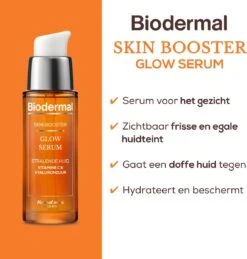 Biodermal Skin Booster Glow Serum – Serum Voor Een Stralende Huid Met Hyaluronzuur En Vitamine C - Hyaluronzuur Serum 30ml -Verzorgingsproducten Verkoop 1146x1200 1