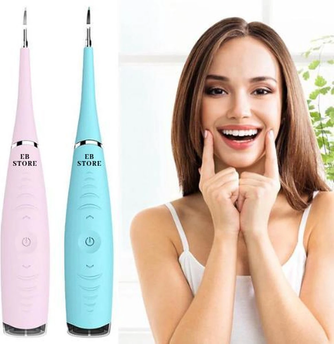 Elektrisch Tandplak Verwijderen - Flosapparaat - Slechte Adem Verhelpen - Tandsteen Weghalen - Tanden Reinigen - Thee + Koffie + Rook Aanslag Verwijderen - Gele Tanden Witten - Mond Verzorging - Tandartshaakje - Gebit Schoonmaken - EB Store 6 Elektrisch Tandplak Verwijderen - Flosapparaat - Slechte Adem Verhelpen - Tandsteen Weghalen - Tanden Reinigen - Thee + Koffie + Rook Aanslag Verwijderen - Gele Tanden Witten - Mond Verzorging - Tandartshaakje - Gebit Schoonmaken - EB Store - Afbeelding 4