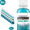 Listerine Cool Mint Mondwater, Mondspoeling Met Intens Frisse Muntsmaak, Bestrijdt Schadelijke Bacteriën Voor Gezond Tandvlees, 8 X 95 Ml -Verzorgingsproducten Verkoop 1168x1200