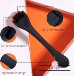 Derma Roller - 540 Needle - 0.5 MM Naald - Steriel Verpakt - Skin Roller - Huid Verzorging - Huidverzorging - Dermaroller - Baardgroei Stimuleren - HaarGroei Stimulatie - Haar En Huid - Strakke Huid - Acné - Puisten - Striae - Littekens -Verzorgingsproducten Verkoop 1168x1200 6
