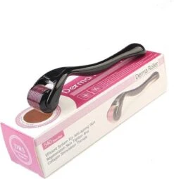 DermaSyis Dermaroller 540 Naalden - Derma Roller Met Titanium Naalden Van 1.0mm