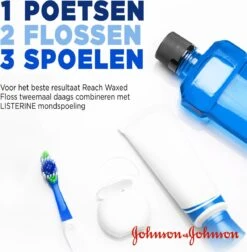 Johnson & Johnson Reach Dental Waxed Floss Flosdraad- 200 M - Flosdraad -Verzorgingsproducten Verkoop 1176x1200 1