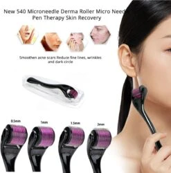 Merkloos Dermaroller 540 Naalden 0.5 Mm - Lichaamborstel - Derma Roller - Voor Betere Huid En Haargroei - Acné En Veroudering -Verzorgingsproducten Verkoop 1186x1200 4