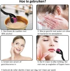 Dermaroller - 540 Naalden - Dermaroller Haargroei - Huidverzorging 10 Dermaroller - 540 Naalden - Dermaroller Haargroei - Huidverzorging -Verzorgingsproducten Verkoop 1190x1200 4