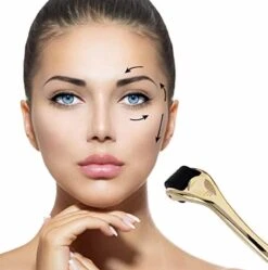 Titanium - 540 Micro-Needle 0.5mm DermaRoller | Skin Roller | Gezichts- En Huidverzorging | Huidverjonging | Steriel Verpakt | Gold Edition -Verzorgingsproducten Verkoop 1192x1200 5