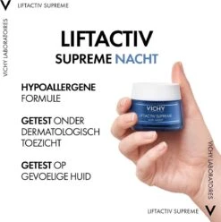 Vichy Liftactiv Supreme Nachtcrème - 50ml - Hydraterende Nachtcreme Tegen Rimpels -Verzorgingsproducten Verkoop 1196x1200 10