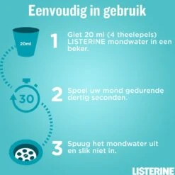 LISTERINE® Fresh Mint, Mondspoeling Met Essentiële Oliën Voor Een Langdurig Frisse Adem, 3x600ml -Verzorgingsproducten Verkoop 1198x1200 8
