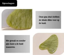 Demiracle® Pure Jade Gua Sha – Schraper - Massagehulpmiddel – Gezichtsmassage – Massage – Jade Roller - Face Roller – Ontspanning -Verzorgingsproducten Verkoop 1200x1022 3