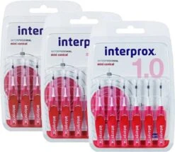 3x Interprox Ragers Mini Conical 1.0 Rood Blister à 6 Ragers -Verzorgingsproducten Verkoop 1200x1043