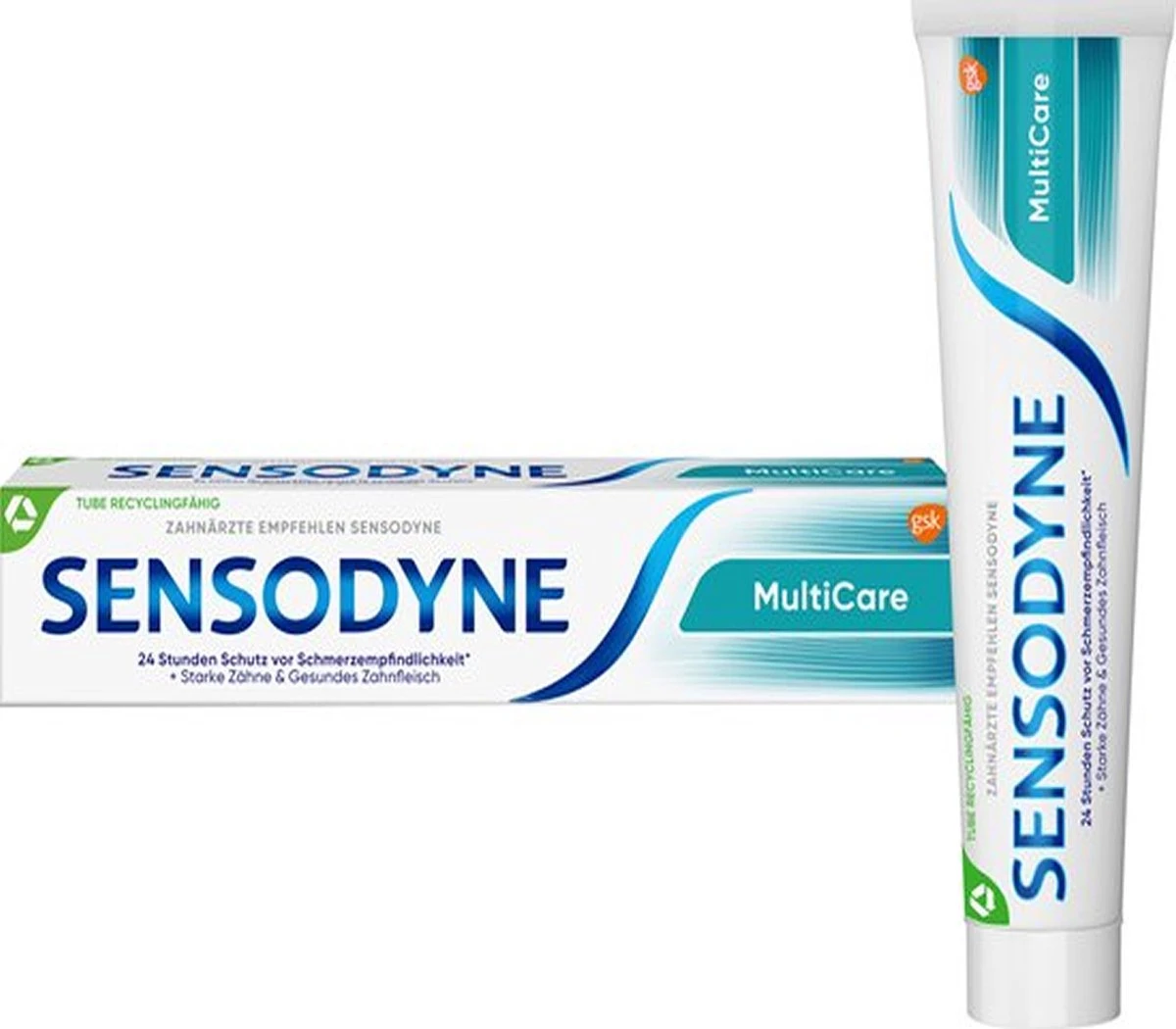 Sensodyne Multicare 4x 75ml - Tandpasta 4 Sensodyne Multicare 4x 75ml - Tandpasta - Afbeelding 2