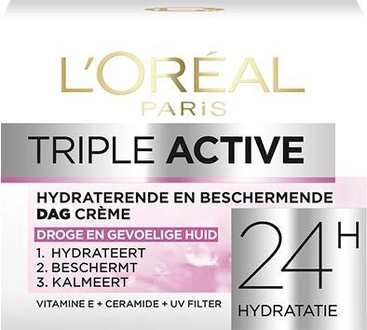 L'Oréal Paris Triple Active Dagcrème - 2 X 50 Ml - Voordeelverpakkking - Gecombineerde & Droge Huid 12 L'Oréal Paris Triple Active Dagcrème - 2 X 50 Ml - Voordeelverpakkking - Gecombineerde & Droge Huid - Afbeelding 10