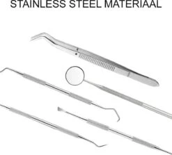 Newide Professionele Tandarts Set Met Luxe Etui – Tandsteen Verwijderaar – RVS Tandarts Setje – Tandenstokers – Tandartshaakje – Tand Verzorging Gereedschap Set – Tandplak Verwijderaar -Verzorgingsproducten Verkoop 1200x1084 1