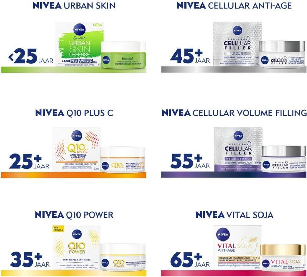 NIVEA Q10 POWER Sensitive Dagcrème - 50 Ml - SPF 15 6 NIVEA Q10 POWER Sensitive Dagcrème - 50 Ml - SPF 15 - Afbeelding 4