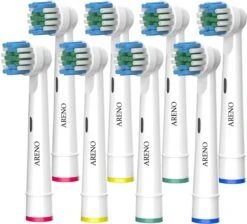 ARENO® 8 Universele Opzetborstels - Geschikt Voor Oral-B En Braun