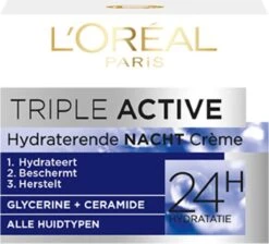 L’Oréal Paris Triple Active Nachtcrème - 50 Ml - Hydraterend 12 L’Oréal Paris Triple Active Nachtcrème - 50 Ml - Hydraterend -Verzorgingsproducten Verkoop 1200x1088 4