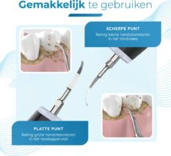 V-Goods Premium Sonische Tandsteen Verwijderaar - 5 Standen - Inclusief Tandarts Set - 3 Opzetstukken - Tandplak -Verzorgingsproducten Verkoop 1200x1091 1