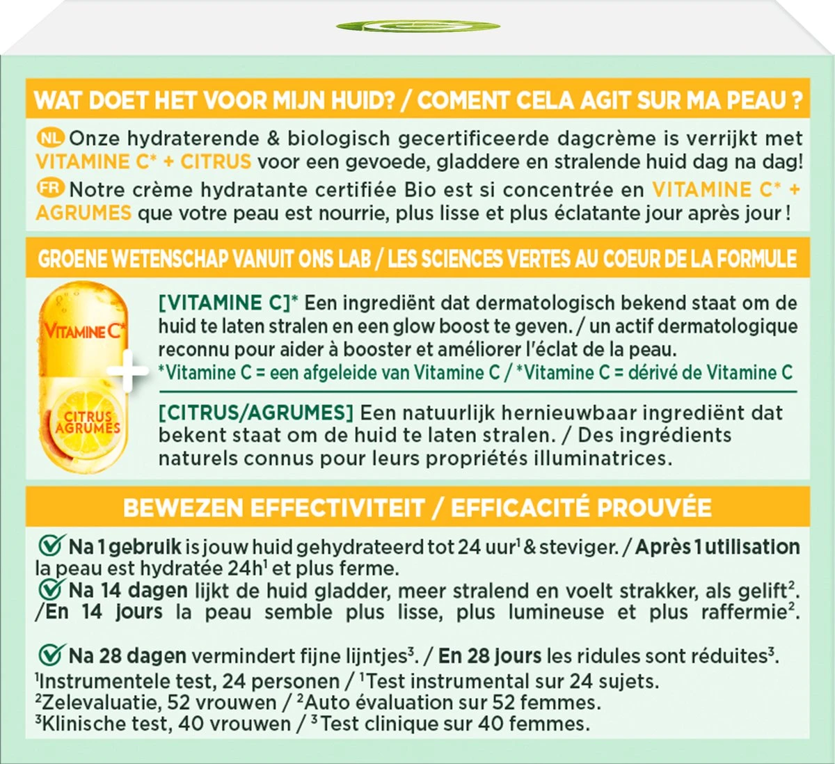 Garnier Bio Hydraterende Dagcrème Met Vitamine C* - 50ml 6 Garnier Bio Hydraterende Dagcrème Met Vitamine C* - 50ml - Afbeelding 4