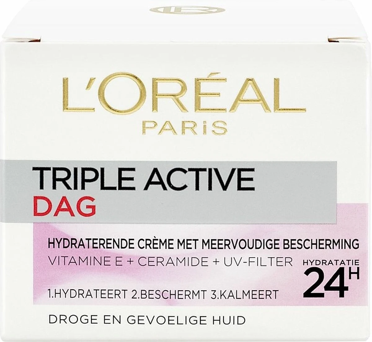 L'Oréal Paris Triple Active Dagcrème - 2 X 50 Ml - Voordeelverpakkking - Gecombineerde & Droge Huid 5 L'Oréal Paris Triple Active Dagcrème - 2 X 50 Ml - Voordeelverpakkking - Gecombineerde & Droge Huid - Afbeelding 3
