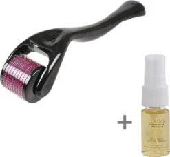 Dermaroller 0.5 Mm Titaniumnaalden Met GRATIS Arganolie | Derma Roller 540 Naalden | Bestrijdt Acne Littekens, Pigmentvlekken, Rimpels & Grove Porien -Verzorgingsproducten Verkoop 1200x1110 3