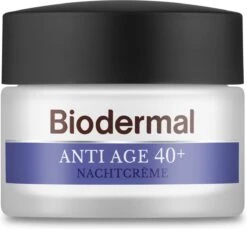 Biodermal Anti Age Nachtcrème 40+ - Nachtcrème Met Niacinamide & Peptide - Herstelt De Huidconditie En Verstevigt - 50ml -Verzorgingsproducten Verkoop 1200x1111 2
