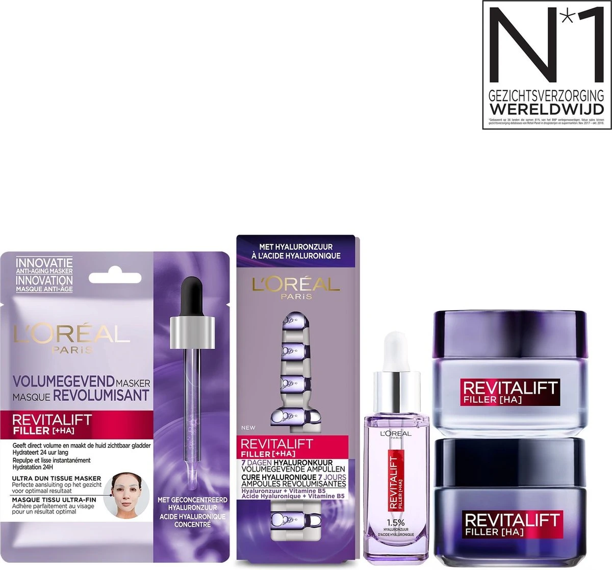 L’Oréal Paris Skin Expert Revitalift Filler Hyaluronzuur Ampullen - Kuur 7 Dagen 15 L’Oréal Paris Skin Expert Revitalift Filler Hyaluronzuur Ampullen - Kuur 7 Dagen - Afbeelding 13