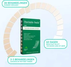 Dutchable Whitening Strips - Teeth Whitening Strips - Tandenbleek Strips - Met GRATIS Bamboe Tandenborstel - 100% Biologisch - Vegan - PAP+ -Verzorgingsproducten Verkoop 1200x1122 1