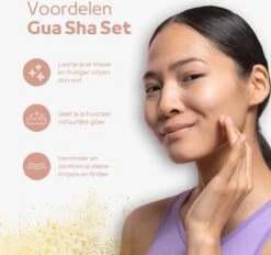 Sensage Gua Sha Set | 3-Delige Massage Set | 100% Natuurlijke Rozenkwarts Guasha Steen | Relax Anti Aging | Huidverzorging | Ontspanning | Gezichtsmassage | Lekkerder In Je Vel -Verzorgingsproducten Verkoop 1200x1128 1