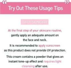 Innisfree Jeju Cherry Blossom Tone Up Cream 50 Ml -Verzorgingsproducten Verkoop 1200x1136 3