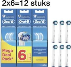 Oral B Precision Clean 12 Stuk. 2x6 10 Oral B Precision Clean 12 Stuk. 2x6 -Verzorgingsproducten Verkoop 1200x1137