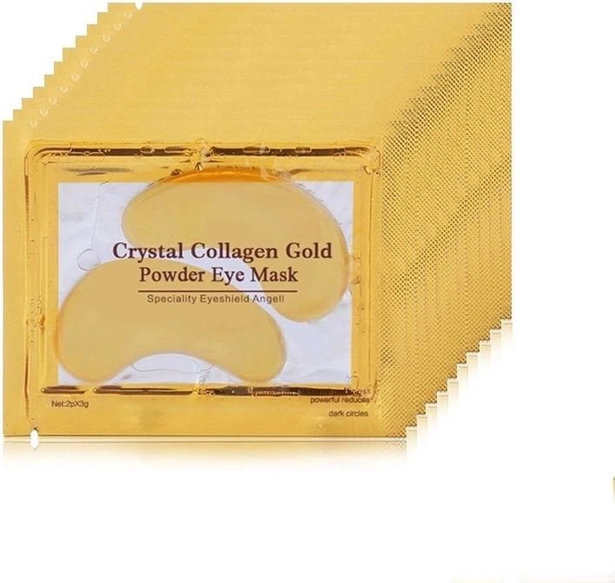 Merkloos Collageen Oogmasker 24 STUKS (12 Paar) Goud- Gezichtsmaskers Verzorging - Anti Wallen En Donkere Kringen – Eye Oog Patches Pads 7 Merkloos Collageen Oogmasker 24 STUKS (12 Paar) Goud- Gezichtsmaskers Verzorging - Anti Wallen En Donkere Kringen – Eye Oog Patches Pads - Afbeelding 5