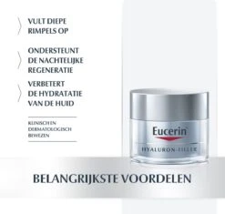 Eucerin Hyaluron-Filler Nachtcrème 38 Eucerin Hyaluron-Filler Nachtcrème -Verzorgingsproducten Verkoop 1200x1142 13