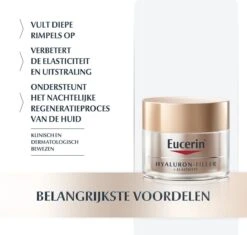 Eucerin Hyaluron-Filler + Elasticity Nachtcrème - 50 Ml 29 Eucerin Hyaluron-Filler + Elasticity Nachtcrème - 50 Ml -Verzorgingsproducten Verkoop 1200x1142 17