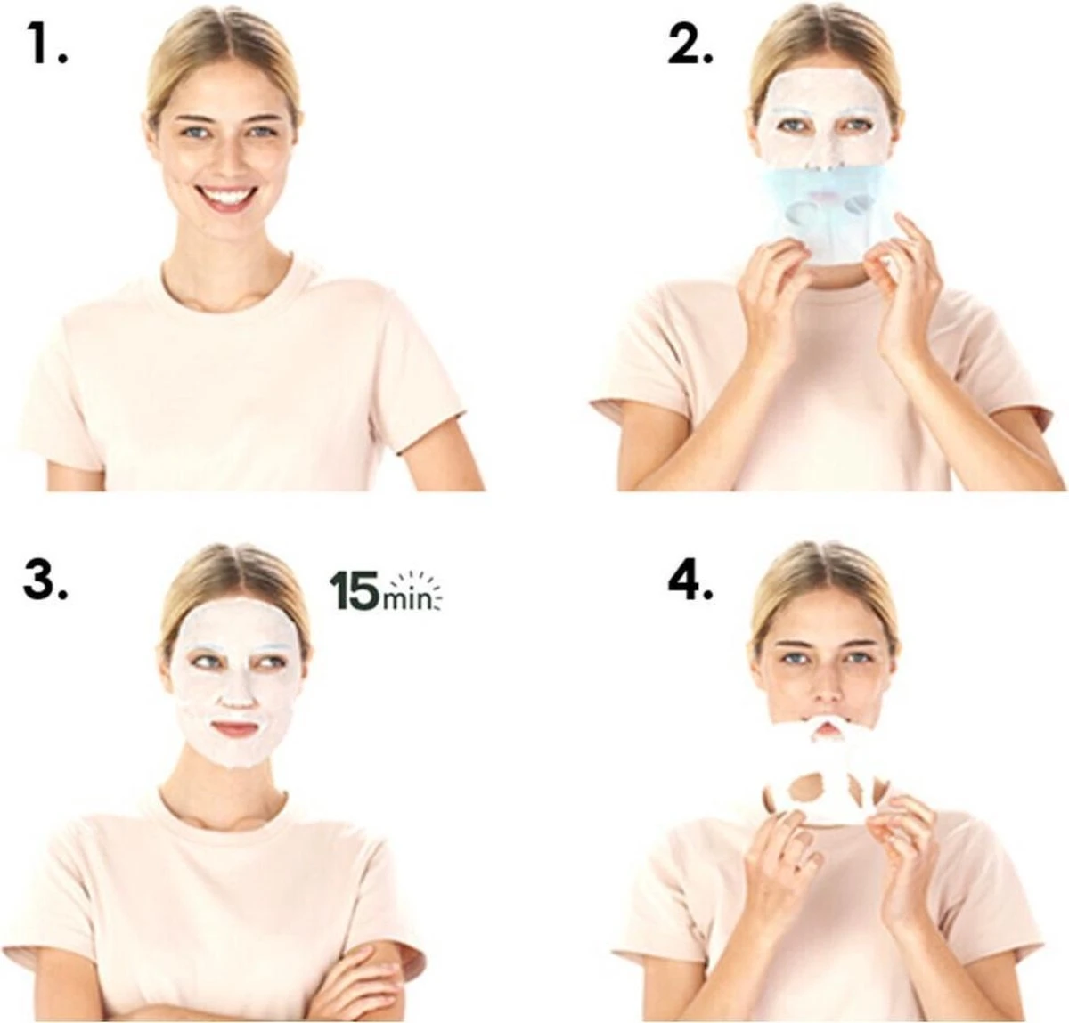 Garnier SkinActive Tissue Gezichtsmasker Hydraterend & Kalmerend - 1 Stuks 5 Garnier SkinActive Tissue Gezichtsmasker Hydraterend & Kalmerend - 1 Stuks - Afbeelding 3