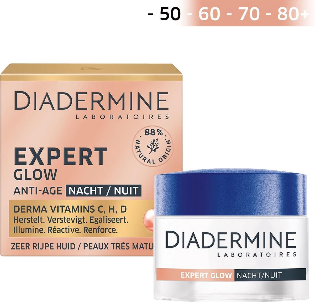 Diadermine Expert Active Glow Nachtcreme 50ml 9 Diadermine Expert Active Glow Nachtcreme 50ml - Afbeelding 7