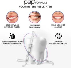MySmile Tandenbleekset - Thuis Tanden Bleken - PAP+ Formule Met Natuurlijke Ingrediënten - 6 Whitening Gels - Zonder Peroxide -Verzorgingsproducten Verkoop 1200x1152 4