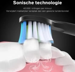 Bintoi® ISonic ProClean - Opzetborstels Elektrische Tandenborstel - 4 Stuks - Geschikt Voor Bintoi ISonic D700/D600 - Jaarvoorraad - Zwart -Verzorgingsproducten Verkoop 1200x1156