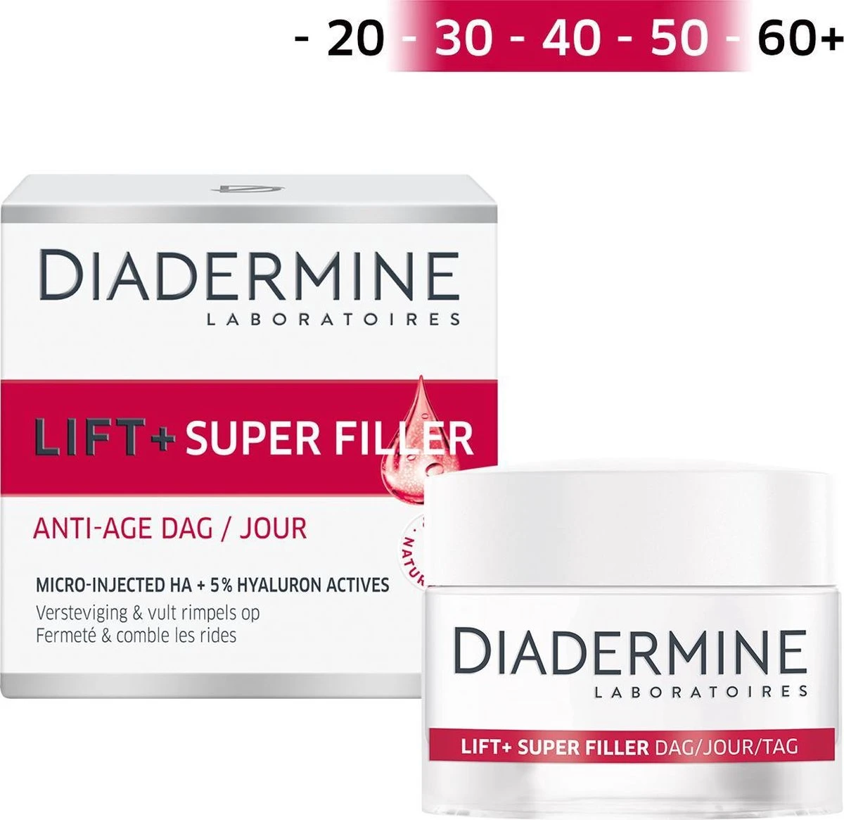 Diadermine Lift+ Superfiller Dagcreme 50ml 4 Diadermine Lift+ Superfiller Dagcreme 50ml - Afbeelding 2