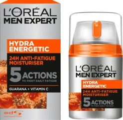 L’Oréal Paris Men Expert Hydra Energetic Hydraterende Dagcrème - 100 Ml -Verzorgingsproducten Verkoop 1200x1178 5