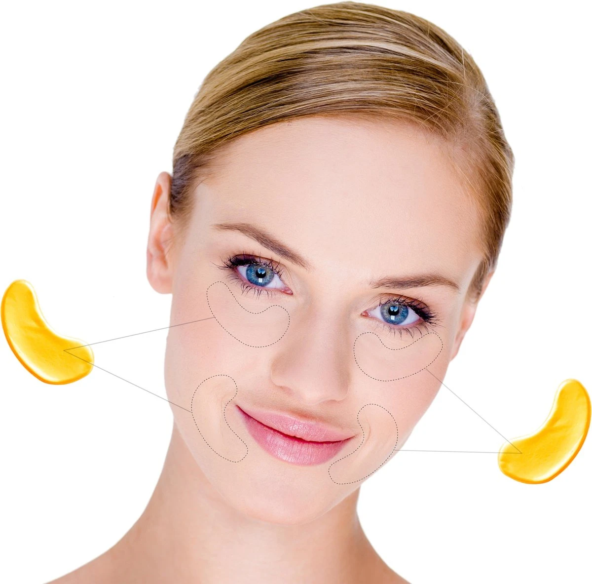 Collageen Oogmasker Van Vicius® - Gezichtsverzorging Tegen Wallen (10 Sets) - Eye Pads Tegen Donkere Kringen - Hydrogel 24K Goud 5 Collageen Oogmasker Van Vicius® - Gezichtsverzorging Tegen Wallen (10 Sets) - Eye Pads Tegen Donkere Kringen - Hydrogel 24K Goud - Afbeelding 3