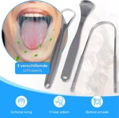 Nuvance - Professionele Tongschraper - 3 In 1 Set - Voor Mondverzorging - Tongreiniger - Tong Schraper - Tongue Scraper - RVS 11 Nuvance - Professionele Tongschraper - 3 In 1 Set - Voor Mondverzorging - Tongreiniger - Tong Schraper - Tongue Scraper - RVS -Verzorgingsproducten Verkoop 1200x1190 2