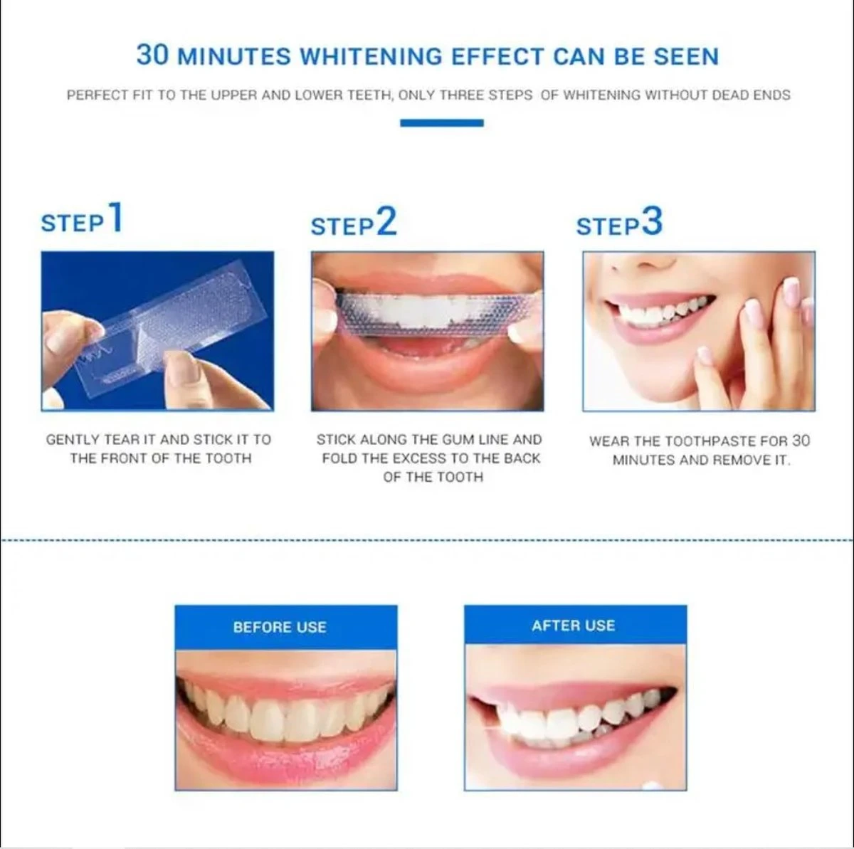 Merkloos Whitening Strips | Tanden Bleken | Whitening Strips | Tandenbleekset | Tandenblekers | Tanden Bleekstrips | Teeth Whitening | Whitening Strips | Teeth Whitening Strips | Crest Whitestrips | 4 Merkloos Whitening Strips | Tanden Bleken | Whitening Strips | Tandenbleekset | Tandenblekers | Tanden Bleekstrips | Teeth Whitening | Whitening Strips | Teeth Whitening Strips | Crest Whitestrips | - Afbeelding 2