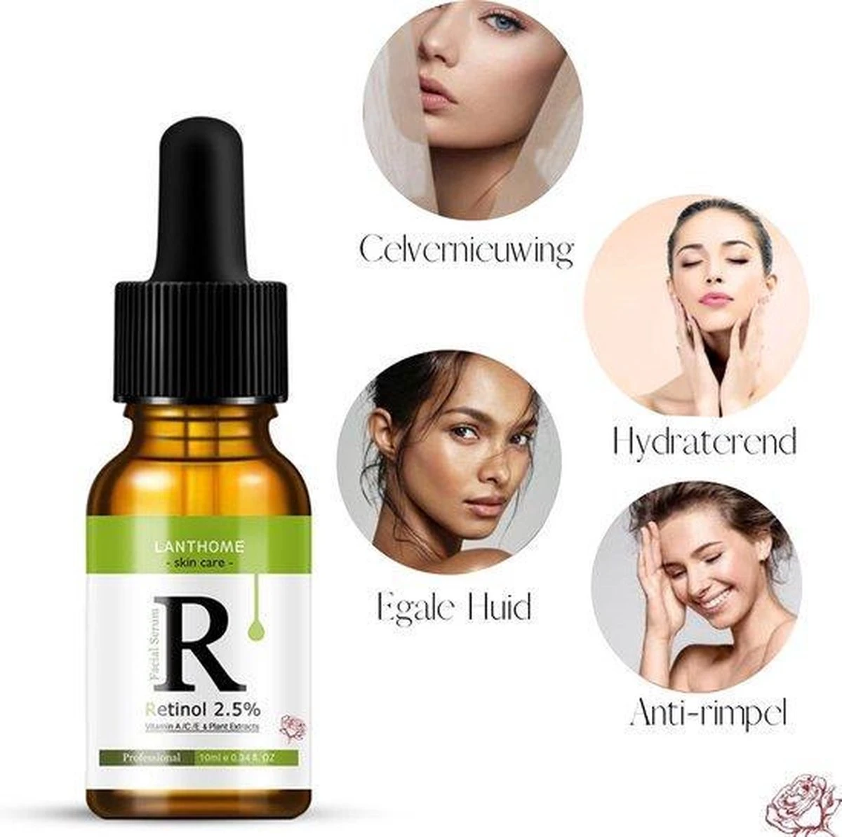 Retinol Serum - Vitamine E & Hyaluronzuur - Collageen 3 Retinol Serum - Vitamine E & Hyaluronzuur - Collageen