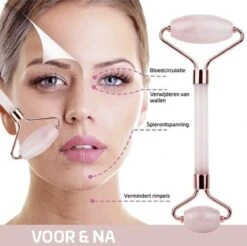 Falkann Verbeterde Jade Roller + Gua Sha Schraper - Gezichtsroller - Face Roller - Rose Quartz Roller - Inclusief Luxe Beschermdoos White -Verzorgingsproducten Verkoop 1200x1195 7