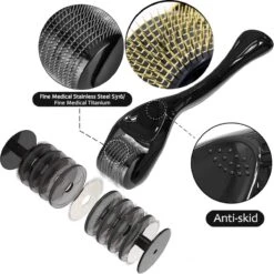 Kingsowned Derma Roller 1.5 Mm, 540 Naalden - Steriel Verpakt - Hoge Kwaliteit Chirurgisch Staal - Bewezen Effectief Tegen Rimpels, Acne Littekens, En Cellulitis & Stimulatie Van Haargroei Op De Hoofdhuid, Baardgroei -Verzorgingsproducten Verkoop 1200x1198 11