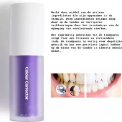 Tandpasta V34 Colour Corrector - Paarse Tandpasta - Tandenblekers - Hismile 12 Tandpasta V34 Colour Corrector - Paarse Tandpasta - Tandenblekers - Hismile -Verzorgingsproducten Verkoop 1200x1198 7