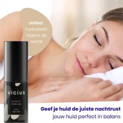 Vicius® - Nachtcrème Voor Vrouwen - Retinol - Anti Rimpel Crème - Hydraterende Gezichtscrème - 50ml -Verzorgingsproducten Verkoop 1200x1199 10