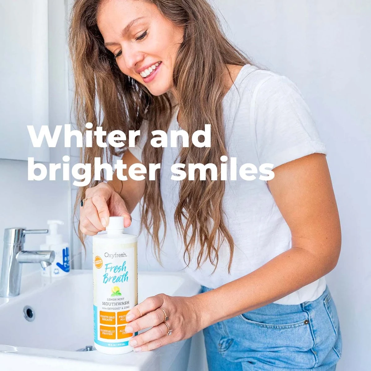 Oxyfresh Power Rinse Mondwater - Lemon-Mint - 473 Ml 7 Oxyfresh Power Rinse Mondwater - Lemon-Mint - 473 Ml - Afbeelding 5