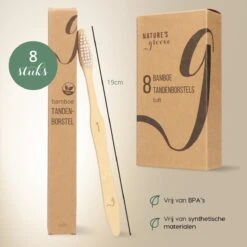 NATURE’S Groove® Bamboe Tandenborstel - Houten Tandenborstel Soft - 8 Stuks - Handmatig -Verzorgingsproducten Verkoop 1200x1200 165