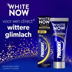 Prodent Whitening Now Gold Tandpasta - 12 X 75 Ml - Voordeelverpakking -Verzorgingsproducten Verkoop 1200x1200 199