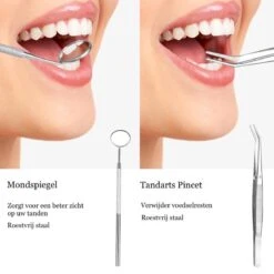 Elektrische Tandsteen Verwijderaar - Tandplak Verwijderaar - Inclusief Tandarts Set -Verzorgingsproducten Verkoop 1200x1200 245